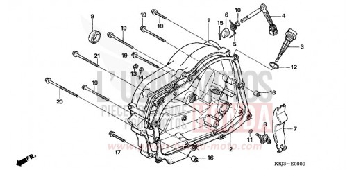 PANNEAU CARTER-MOTEUR D. CRF100F5 de 2005